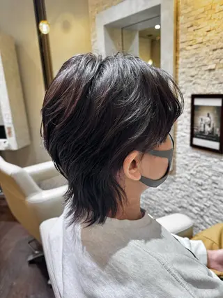 パーマ メンズ 本多 美羽のヘアスタイル