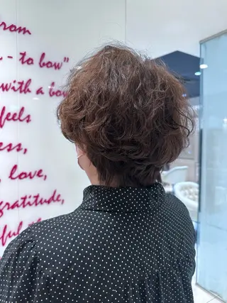 パーマ 半田 陽菜のヘアスタイル