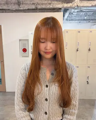 ロング 🧣misaki 透明感カラー🧣のヘアスタイル