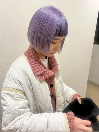 ミディアム L STUDIO所属・ハイトーン/ブリーチ 🧁soraのヘアスタイル