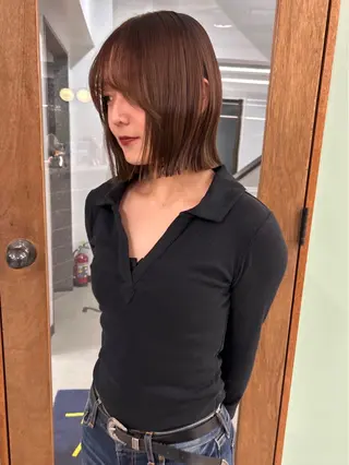 ショート レイヤー・ボブカット /もえまる🌻のヘアスタイル