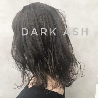ミディアム カラー パーマ YU-KA ✂︎ROSSOのヘアスタイル