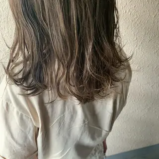 ミディアム カラー chouette/ 根本優希のヘアスタイル