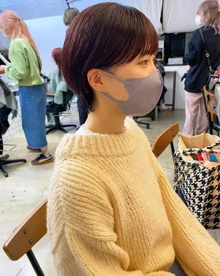 ショート カラー IVORY.所属・🟩白髪ぼかし/ボブ /ショートヘア/大司のヘアスタイル