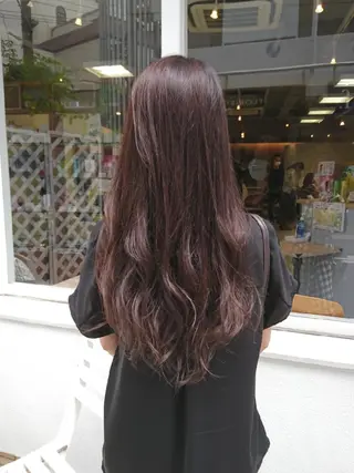 ロング nagane sayakaのヘアスタイル