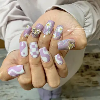 ネイル 𝑡𝑖𝑎𝑚𓂃 きむらゆきののネイルデザイン