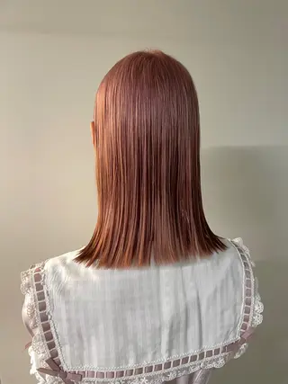 セミロング カラー 増井 歩夢のヘアスタイル