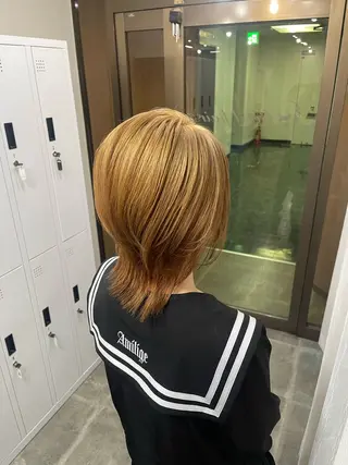 ショート カラー SOYON西大寺店所属・ダブルカラー/ 髪質改善💎安藤のヘアスタイル