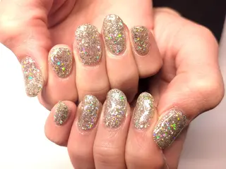 ミディアム AQUA nailのネイルデザイン