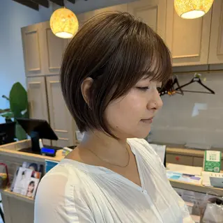 ショート ショート/ボブ 似合わせ/中原のヘアスタイル