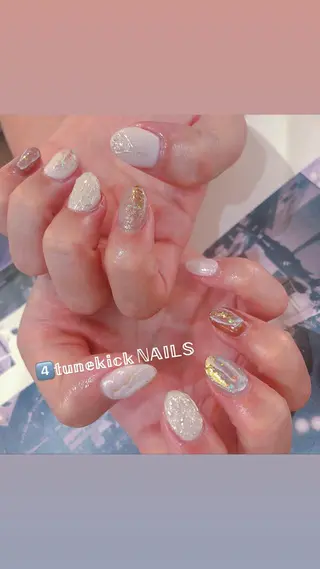 ネイル 4tunekick NAILS(フォーチュンキックネイルズ)所属・光森 淳子のネイルデザイン