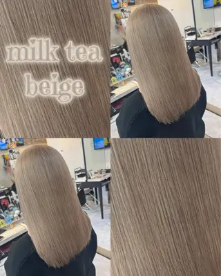 セミロング カラー 派手髪/ハイトーン/ エクステ✨ユウキのヘアスタイル