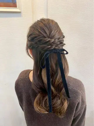 ヘアアレンジ iLuce所属・hair make もりした　ゆうのヘアスタイル