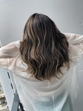 ロング カラー 髪質改善/レイヤー ストウシンゴのヘアスタイル