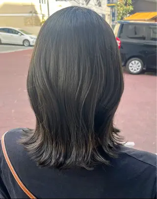 ミディアム カラー 天王寺美容室/カット モデル募集/miiaのヘアスタイル