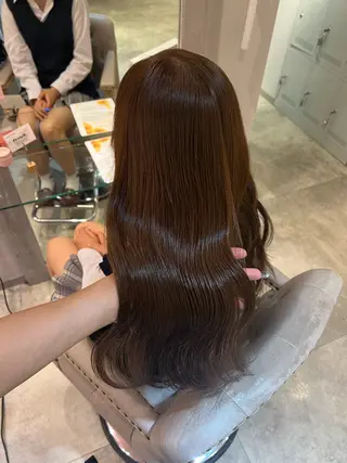 ロング 🤍艶髪韓国ヘア🤍 Rikoのヘアスタイル