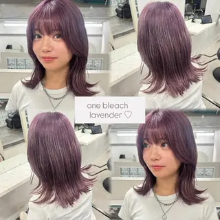 セミロング カラー 🧡MOMONE🧡 【Loem】のヘアスタイル