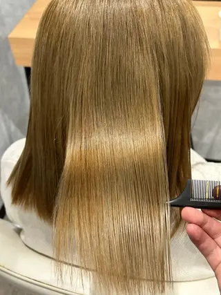 ロング 最新ケアカラー 髪質改善YUTOのヘアスタイル