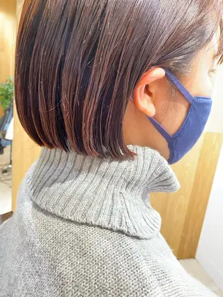 ショート カラー ノグチ ユウキ/ボブのヘアスタイル