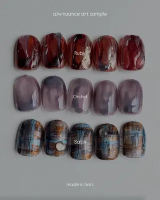 ネイル 草加ニュアンスネイル 🌚hersのネイルデザイン