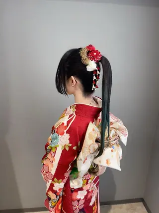 ロング ヘアアレンジ 田中  愛のヘアスタイル