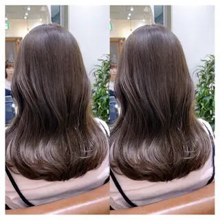 ミディアム カラー 村山 茉衣のヘアスタイル