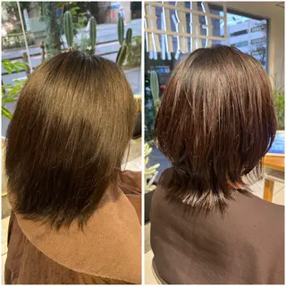 ショート 縮毛矯正/ハイトーン ❤︎❤︎YURINOのヘアスタイル