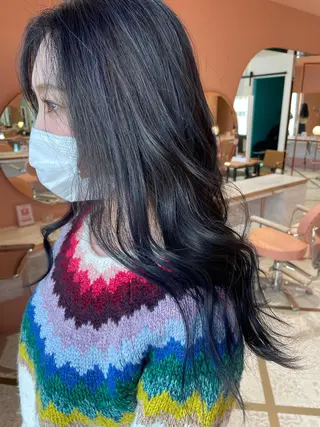 ロング 艶ハイトーン👑♡ NATSUKIのヘアスタイル