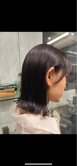 ミディアム カラー ROBBY所属・松井美樹/似合わせ ガーリー・韓国のヘアスタイル