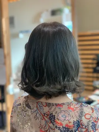 ミディアム カラー 関口 友行のヘアスタイル