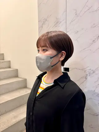ショート miu /透明感カラーのヘアスタイル