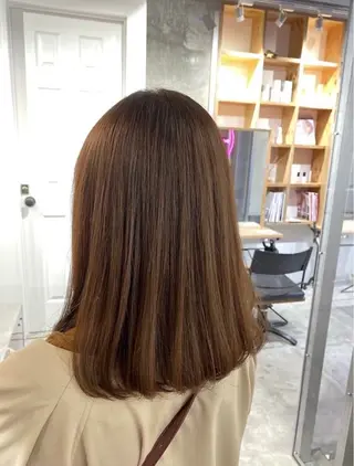 ミディアム たなか ゆうなのヘアスタイル