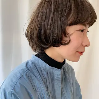 ショート カラー パーマ tension 【テンション】のヘアスタイル