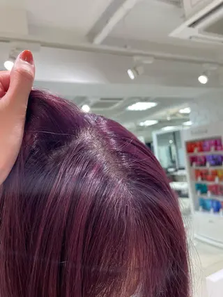 ミディアム カラー 【暖色カラー特化】 中山由梨のヘアスタイル