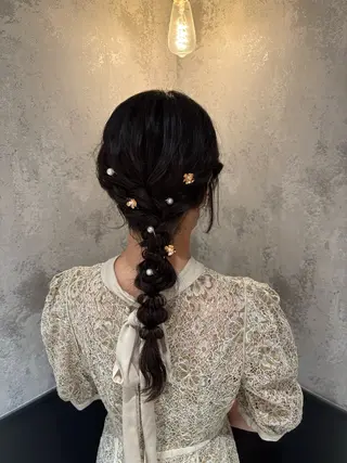 セミロング 🧵個性派/横浜パー マ/暖色/ミミのヘアスタイル