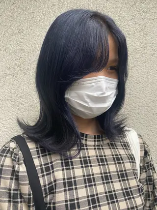 ミディアム 透明感カラー🍃 レイヤースタイル✨葵のヘアスタイル