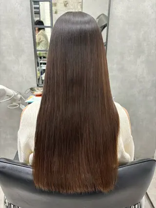 ロング カラー すぐ巻ける縮毛矯正 🍀勝倉　麗のヘアスタイル