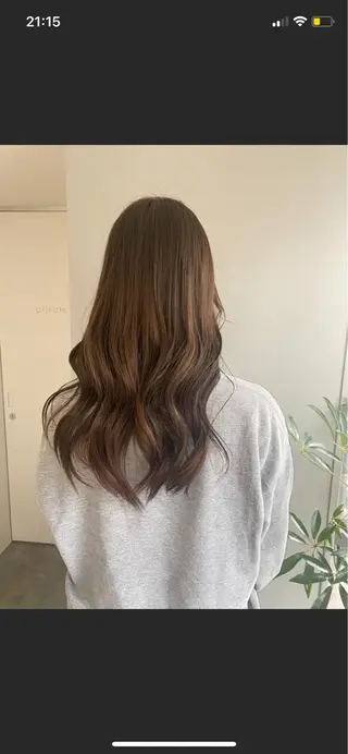 セミロング カラー ヘアアレンジ ボブ /ニュアンス/ satomi🧸💖のヘアスタイル