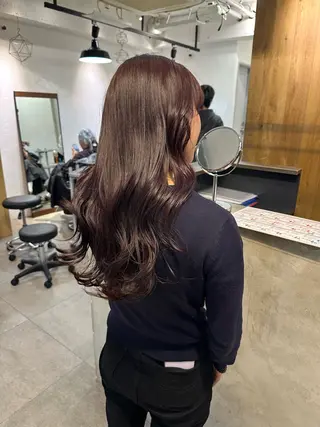 ロング カラー REINA☁️透明感 カラー/ぷつっと♡のヘアスタイル