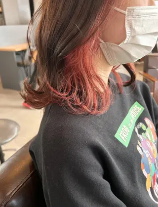 カラー JuJu (orange)のマツエク・マツパデザイン