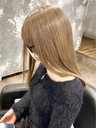 ロング カラー IS所属・横浜美容室/透明感 カラー/レイヤーのヘアスタイル