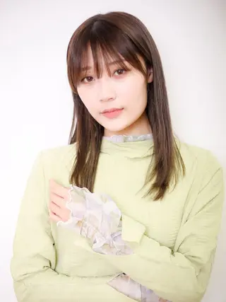 セミロング 🌷BASSA池袋 🌷ミネモモ🍑🤍のヘアスタイル