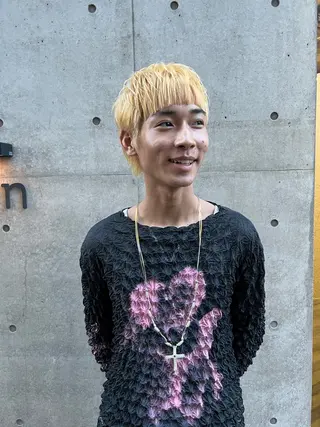 ショート カラー メンズ 大阪メンズパーマ /スパイキー/らいのヘアスタイル