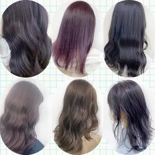 ロング カラー 💕上野美容師☁ ブリーチ💖サワのヘアスタイル