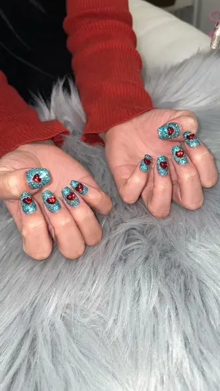 ネイル RICO NAIL所属・RICO Nail パーツつけ放題🌈のネイルデザイン