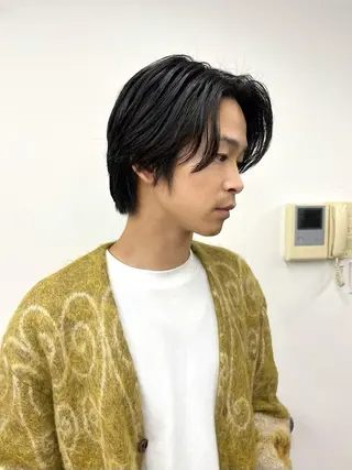 ショート カラー パーマ ヘアアレンジ メンズ 💎髪質改善特化💎 RUITOのヘアスタイル