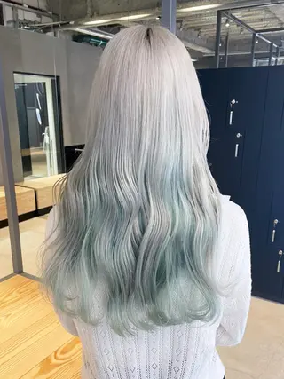 セミロング ヘアアレンジ パーマ カラー ITbyALBUM 八王子店のヘアスタイル