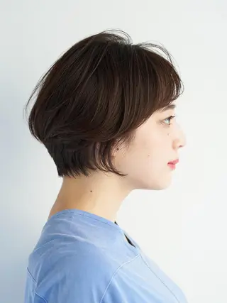 ショート 銀座⚜️【脱白髪染め 美髪矯正】トグチのヘアスタイル