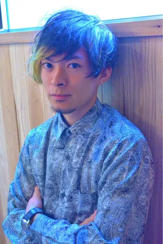 ショート ミディアム カラー パーマ メンズ belle chambreイブカのその他イメージ