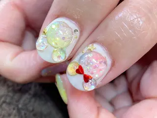 ネイル hair design calm所属・清水 一恵のネイルデザイン